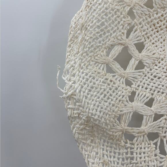 Ruslan Baginskiy Knitted Cowboy Hat in White - Picture 6 of 6